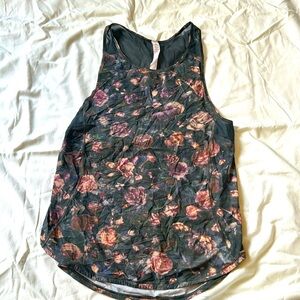 Lululemon sculpt tank in flower print